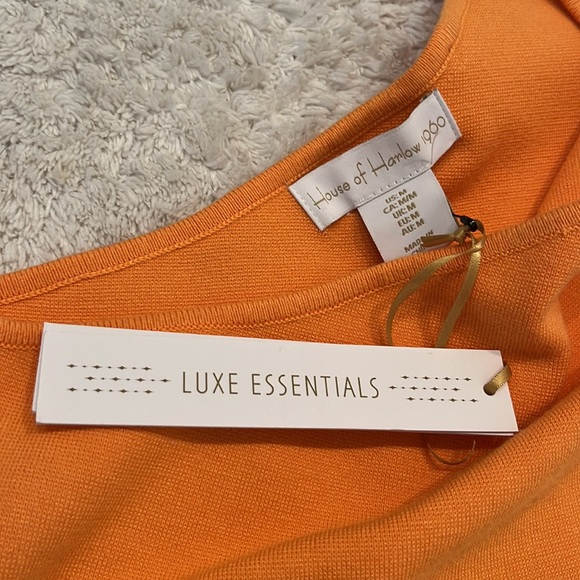 NWT House Of Harlow 1960 One Shoulder Asymmetrical Knit Crop Tank Top - Size M - Picture 2 of 3